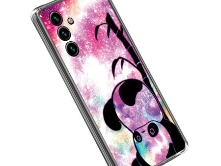 Samsung Galaxy A14   A14 (5G) Fleksibelt Cover m. Print - Sød Panda For Discount