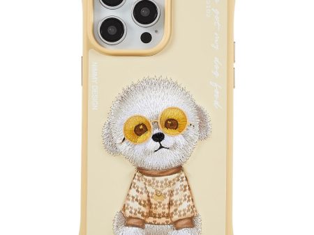 iPhone 14 Pro Hybrid Plastik Cover m. Print - Bamse Hund Online Sale