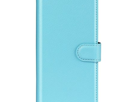 Samsung Galaxy A54 (5G) Ultra Litchi Læder Cover m. Pung - Blå For Discount