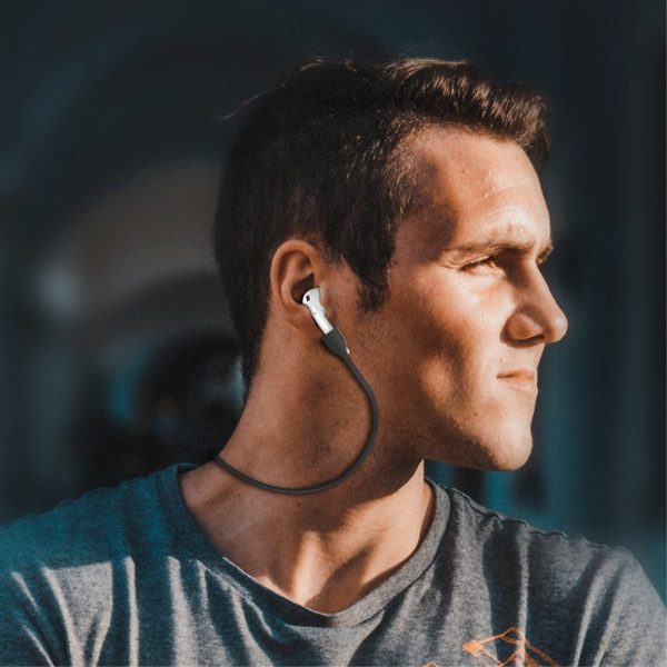 AirPods   AirPods Pro Magnetisk Silikone Neck Strap - Sort Sale