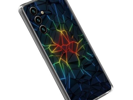 Samsung Galaxy A14   A14 (5G) Fleksibelt Cover m. Print - Geometri Hot on Sale