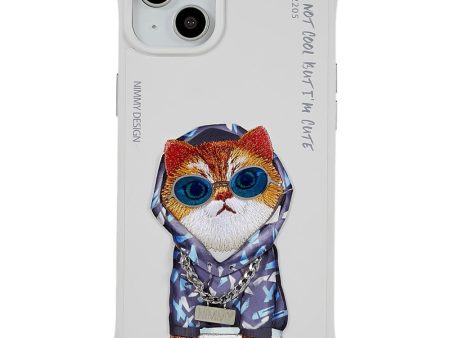 iPhone 14 Hybrid Plastik Cover m. Print - Hoodie Kat Online