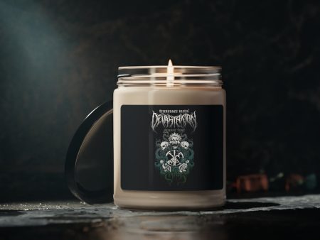 TMDMF Skull Design Scented Soy Candle, 9oz Fashion