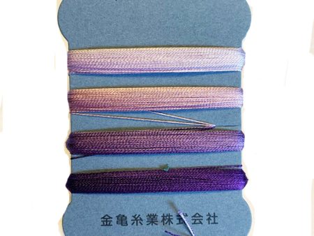 Kinkame Silk Thread  Assortment - 100wt - # 09 LAVENDER Supply