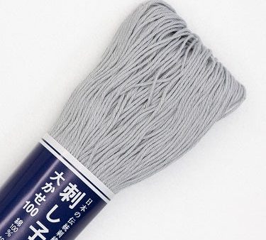 Sashiko Thread - Olympus - Large 100m Skeins - # 113 - Gray Online Hot Sale