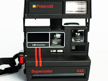 Vintage Camera Polaroid 635 CL Supercolor Vintage Camera Ultra Rare Made in USSR Red Stripes Sale