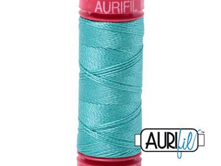 Aurifil 12wt Cotton Thread - 54 yards - 1148 Light Jade Sale