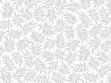 *Blender - Century Whites - Small Leafy Branches - CS-9695-WW - White on White - ON SALE - SAVE 30% - BY THE YARD Sale