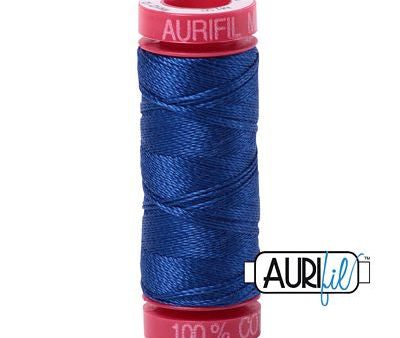 Aurifil 12wt Cotton Thread - 54 yards - 2740 Cobalt Blue For Cheap