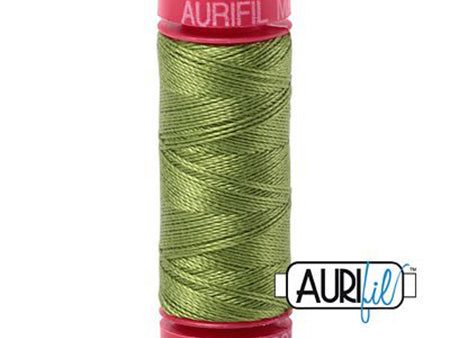 Aurifil 12wt Cotton Thread - 54 yards - 2888 Fern Green Online