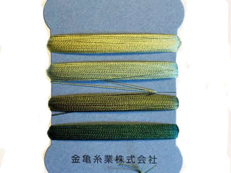 Kinkame Silk Thread  Assortment - 100wt - # 08 SAGE Cheap