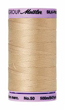 Mettler Cotton Sewing Thread - 50wt - 547 yd  500M - 0537 Oat Flakes Online Sale