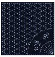 Sashiko Pre-printed Sampler - Yokota # 843S-205 - Dragonfly Fan & Lattice - Navy Discount