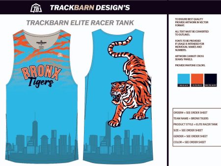 Bronx-Tigers- Youth Track Singlet For Cheap