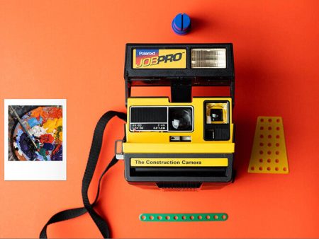 Polaroid Job Pro Camera Instant Film 600 type Camera Yellow and Black Vintage Polaroid Camera Online Sale