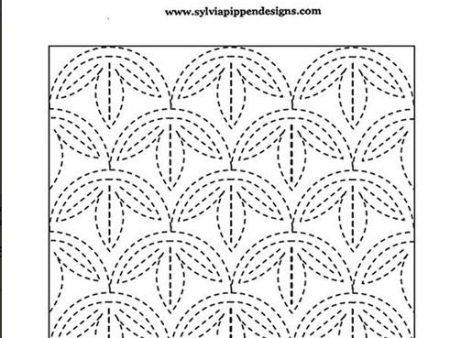 Sashiko Design Patterns - 16 Designs & Transfer Paper - Sylvia Pippen Supply