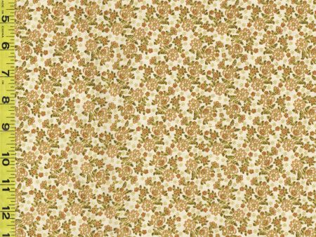 Floral - Radiant Mini Blossoms - 9746M-70 - Cream-Tan - ON SALE - Last 2 7 8 yards - $5 By the Yard Hot on Sale