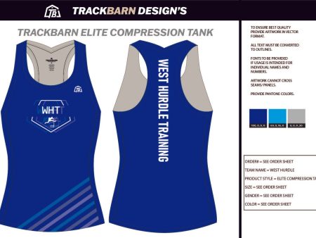 West-Hurdle-Training Womens Compression Tank on Sale