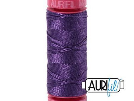 Aurifil 12wt Cotton Thread - 54 yards - 4225 Eggplant Online Hot Sale