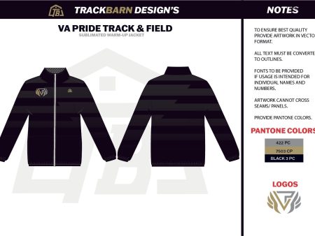 VA-Pride- Womens Full Zip Jacket on Sale