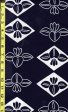 Yukata Fabric - 507 - Persimmon Crests - Indigo Supply