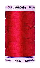 Mettler Cotton Sewing Thread - 50wt - 547 yd  500M - 0504 Country Red Online Sale