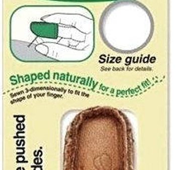 Notions - Clover Natural Fit Leather Thimble # 6030 - Large For Sale