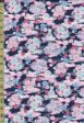 Japanese - Hokkoh - Floral Clusters & River Swirls - 1021-110-3D - Navy - ON SALE - SAVE 30% For Sale