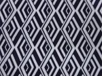 Yukata Fabric - 644 - Radiating Diamonds - Indigo & White Fashion