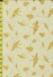 Japanese - Kokka Golden Origami Cranes - YKA-79100-A17 - Cream Online now