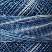 Presencia Perle Cotton - Size 8 - 9655 ANTIQUE BLUE - Variegated Online Sale