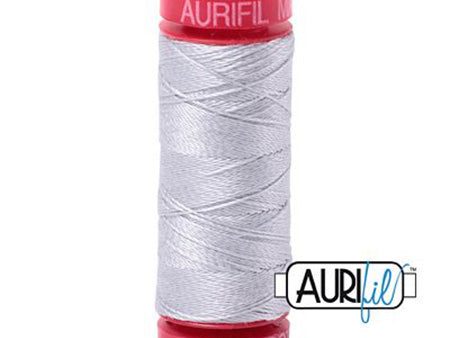 Aurifil 12wt Cotton Thread - 54 yards - 2600 Dove Gray Cheap