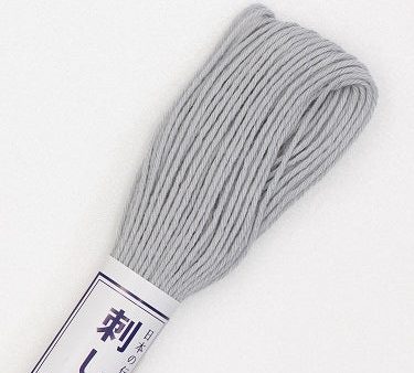 Sashiko Thread - Olympus 20m - Solid Color - # 28 Gray Supply