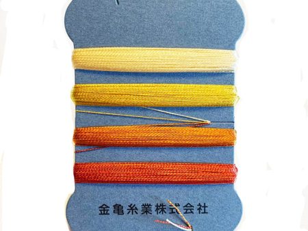 Kinkame Silk Thread  Assortment - 100wt - # 02 SUNSET on Sale