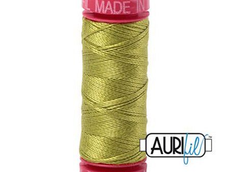 Aurifil 12wt Cotton Thread - 54 yards - 1147 Leaf Green Cheap