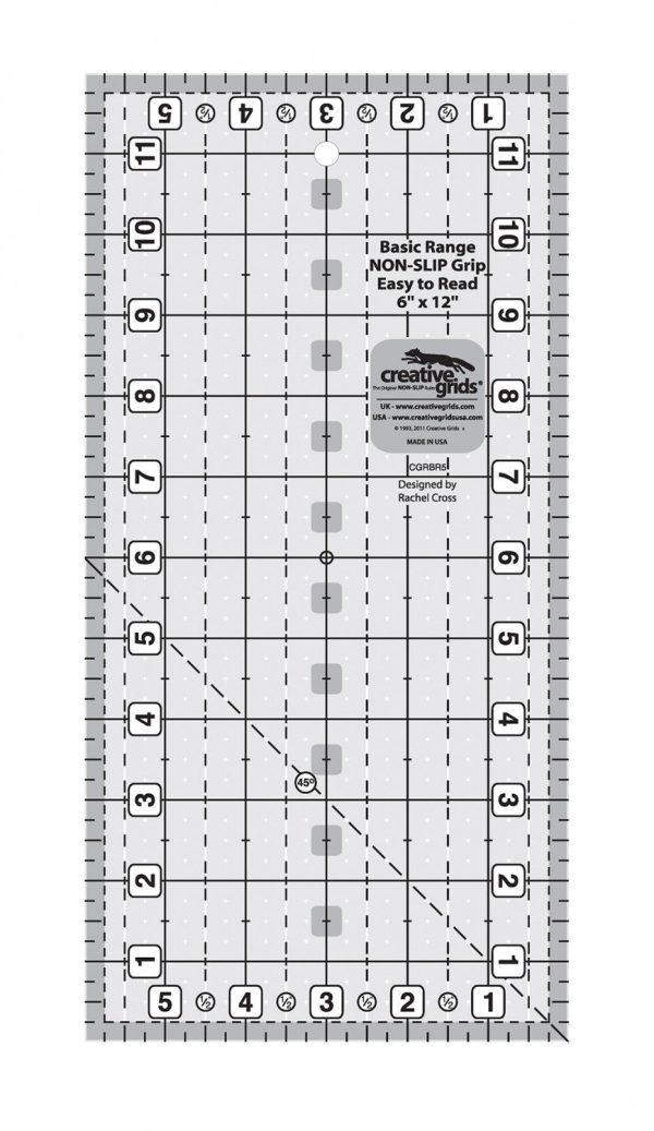 Rulers & Templates - Creative Grids - CGRBR5 - 6  x 12  - ON SALE - 20% OFF Sale