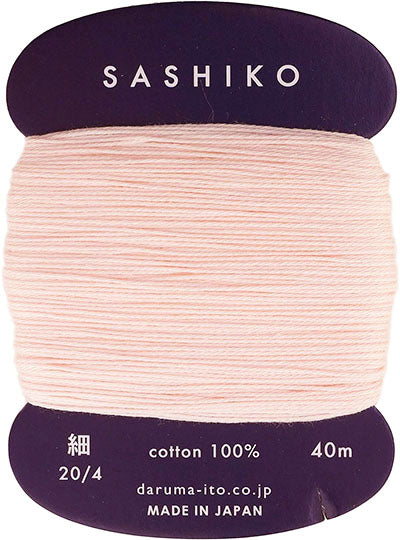 Sashiko Thread - Daruma - Thin Weight - 40m - # 209 Sakura Pink For Cheap