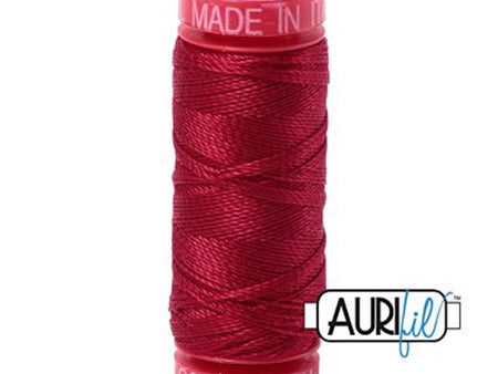 Aurifil 12wt Cotton Thread - 54 yards - 2260 Wine Discount