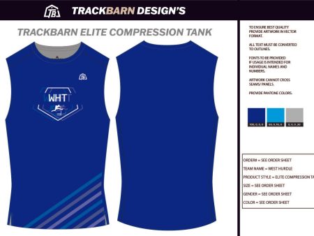 West-Hurdle-Training Youth Compression Tank Cheap