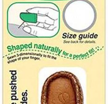 Notions - Clover Natural Fit Leather Thimble # 6028 - Small For Discount