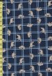 Japanese Novelty - Sevenberry Sloths on Windowpane - SB-850278-2-4 - Dark Blue - ON SALE - SAVE 30% - By the Yard Sale