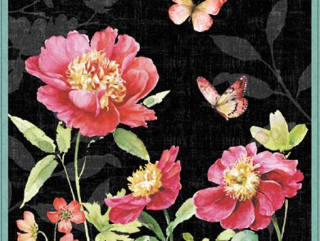 Floral - Pink Garden & Butterfly Panel - WP-86468 - PANEL For Discount