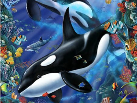 *Tropical - Reef Life - Orca PANEL Cheap