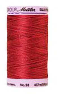 Mettler Cotton Sewing Thread - 50wt - 547 yd  500M - Variegated - 9845 Midnight Garnet Online now