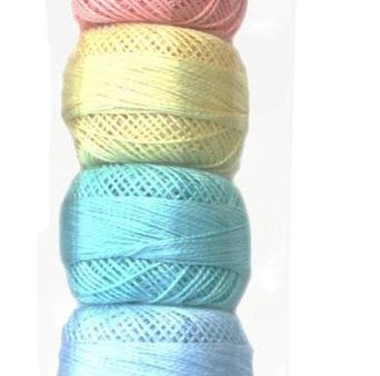 Presencia Perle Cotton Sampler Pack - PASTELS - Size 8 - ON SALE - SAVE 30% on Sale