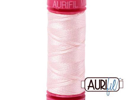 Aurifil 12wt Cotton Thread - 54 yards - 2405 Oyster (Pale Pink) Online