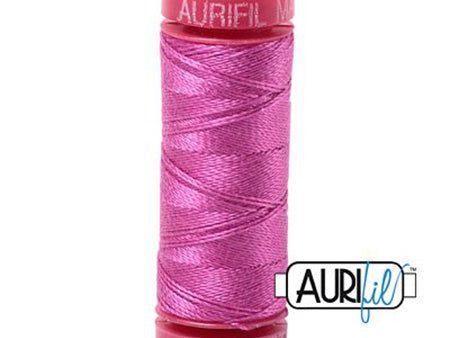 Aurifil 12wt Cotton Thread - 54 yards - 2588 Light Magenta Fashion