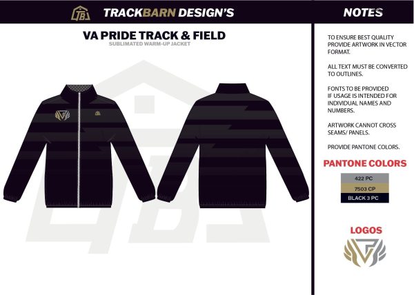 VA-Pride- Mens Full Zip Jacket on Sale