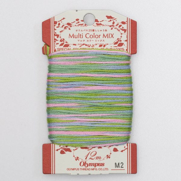 Olympus Multi-Colored Cotton Embroidery Floss - M02 Online now