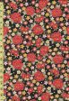 Japanese - Naka Peonies & Small Floating Cherry Blossoms - N-1750-85A - Black Sale